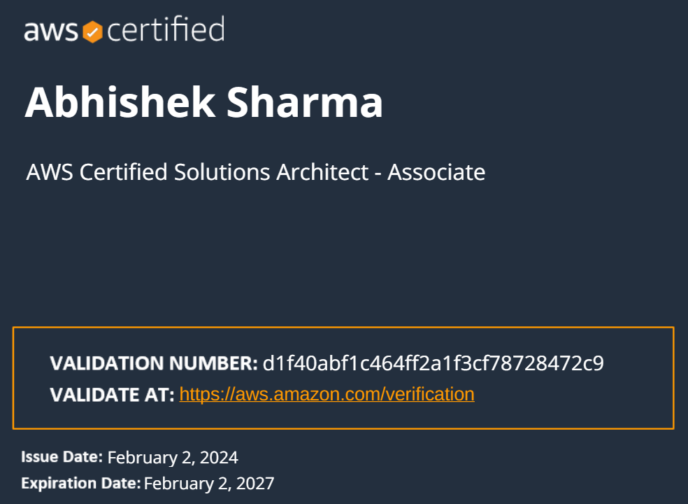 AWS Solutions Architect